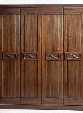 00       ha***in   发布了  全实木衣柜金丝黑胡桃木衣柜四五平拉门