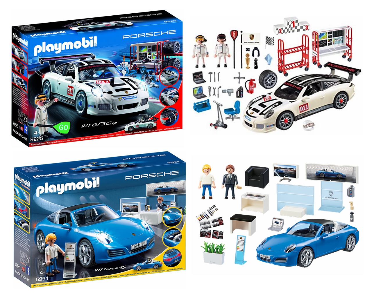 Playmobil  9225 Porsche 911 GT3 Cup Car Set 