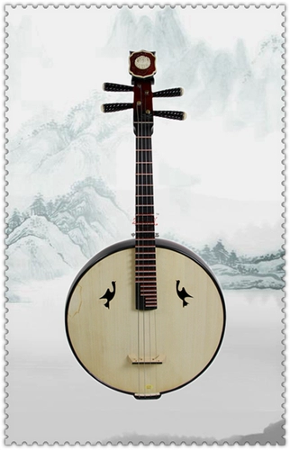 Точиджи нарисовал музыкальный инструмент Da ruan Guanging Чжан Синьхуа Надзор