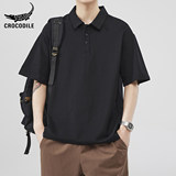 Crocodile鳄鱼恤POLO衫男女同款券后39.9元包邮