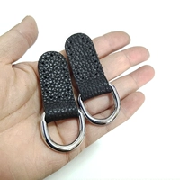 Черный личиц с рисунком кожи хром 2 кольцо 2