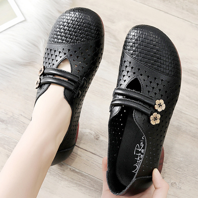 taobao agent Summer footwear, comfortable sandals, soft sole, for middle age, autumn