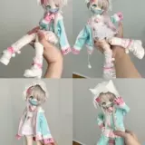 [Десертная вечеринка] Джиудзиу Соус-6 очков BJD размер детская одежда спортивная одежда. Случайный дом.