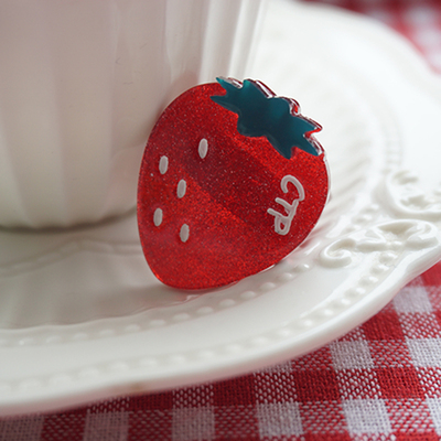 taobao agent Genuine design strawberry, Japanese ring, Lolita style