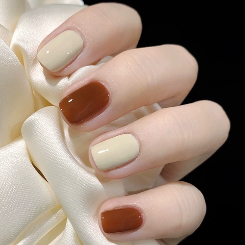 Демисезонный прозрачный янтарный коричневый лак для ногтей, коллекция 2022, широкая цветовая палитра, без сушки в лампе, долговременный эффект, быстрое высыхание