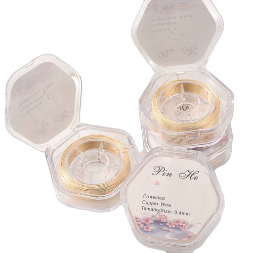 Полутвердая проволока из светлого золота 14 карат с высокой степенью защиты, ручная работа, сделай сам, ручная работа, модельная проволока с жемчужной обмоткой, медная проволока, материал ручной работы