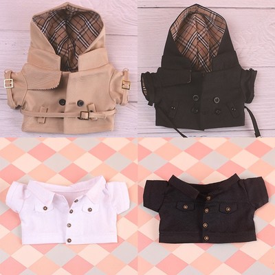 taobao agent Jacket, trench coat, cotton doll, changeable cute autumn clothing for dressing up, 20cm