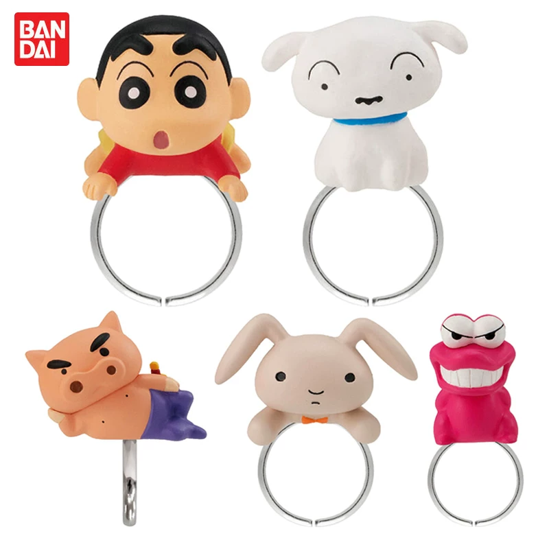 Карандашный Шинчан Линг Ринг Спот из серии коллекционных колец Bandai Gacha Ring