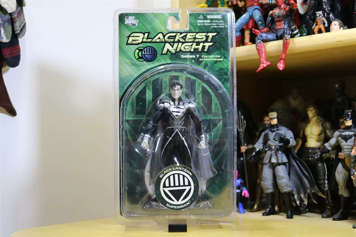 DC Direct к Черной Ночи DCD Черный Жезл Супермен Подвижной Кукольный Фигура Original Genuine (Бронирование)