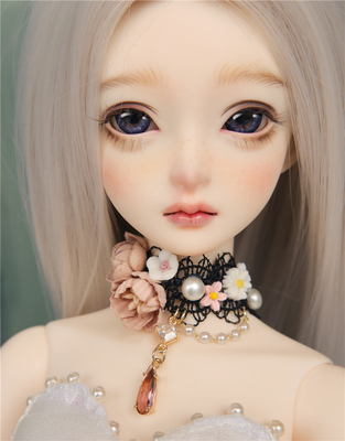 taobao agent Japanese zirconium, necklace, Lolita style, flowered