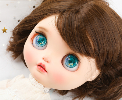 taobao agent Free shipping BLYTHE small cloth three -dimensional carving handmade eye pattern drilling pupil resin eye film real -human wind change makeup baby spot 1