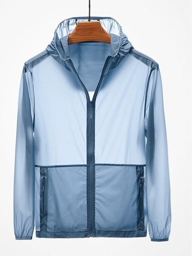 Мужская летняя ультратонкая дышащая одежда для защиты от солнца, дорожный плащ, защита от ультрафиолета