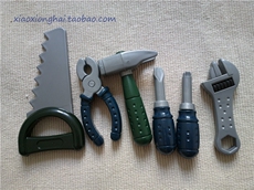 Развивающая игра для детей 德国儿童仿真维修工具锤子锯子螺丝刀扳手钳子男孩玩具 单件