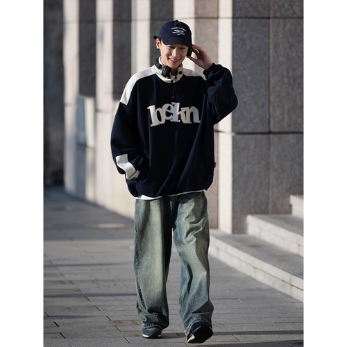 BELLKENIDEA Рабочие джинсы, свободный прямой крой