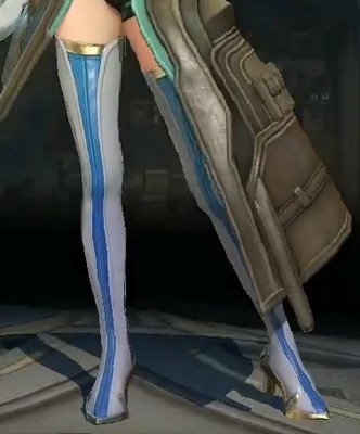 taobao agent Legend states the new skin, the blue gun Ji Fenni Cos shoe anime game cosplay shoes