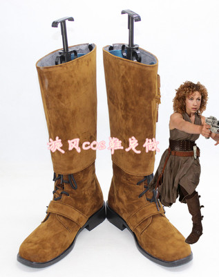 taobao agent C6264OCTOR WHO Mysterious Dr. River Song Cosplay Shoes to customize