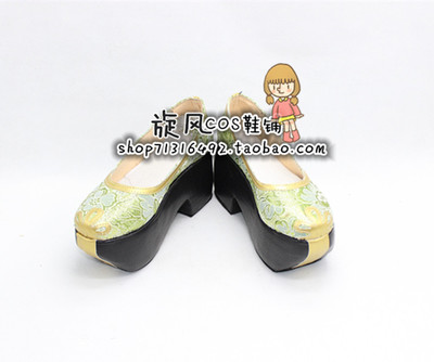 taobao agent Number 4147lovelive Fu Shen Awakening South Bird COS Shoe COSPLAY Shoe Anime COS Embroidered Shoes