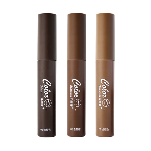 Светлая трехмерная водостойкая коричневая краска для бровей для сухой кожи для бровей, широкая цветовая палитра, долговременный эффект, натуральный стиль