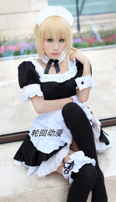 taobao agent Fate/STAY NIGHT Destiny Night Saber maid costume COS can be customized