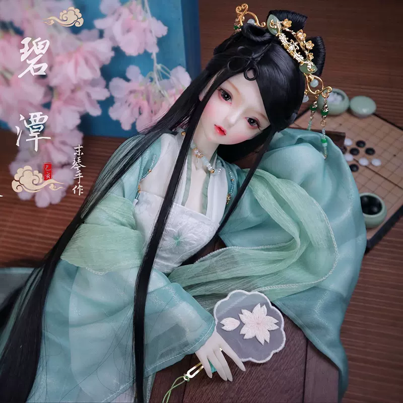 末琴手作3分4分bjd汉服sd古装娃娃衣服古风齐腰唐风雪纺非整娃女- Taobao