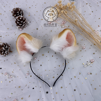 taobao agent [Chai Yiyi Studio] Ham Section-Pudding Hanging Handmade Handmade Ear Cute KC Rat Ear
