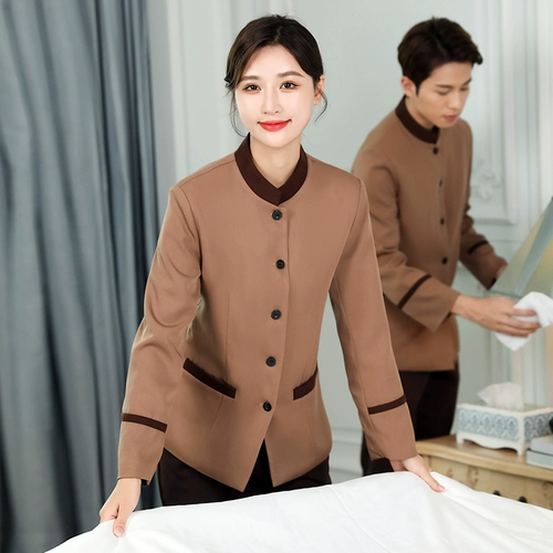 Комнатный комбинезон для отеля, демисезонный комплект, униформа, большой размер