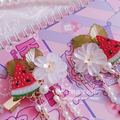 taobao agent Genuine Hanfu, cute fruit hair accessory