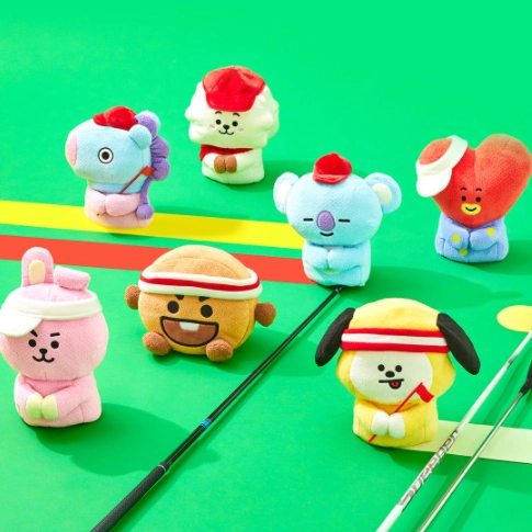 Южнокорейский набор для гольф-клуба BTS Bulletproof Youth League, стандартный набор из железа и дерева, набор драйверов BT21