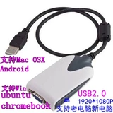 Конвертер USB-VGA 2.0 в разъем VGA DisplayLink для Chromebook и Ubuntu