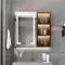tủ gương treo phòng tắm Phòng Tắm Thông Minh Tủ Gương Phòng Tắm Treo Tường Chống Thấm Nước Defogging Gương Phòng Tắm Riêng Biệt Có Giá Để Đồ Tủ Bảo Quản Hộp Gương tủ kệ gương phòng tắm tủ gương vệ sinh 