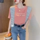 Áo thun nữ tay ngắn 2021 mẫu mới Hàn Quốc áo sơ mi trắng cotton rộng rãi mùa hè lưới màu đỏ in xu hướng quần áo nữ siêu hot - Áo phông