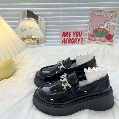 taobao agent Loafers, summer Japanese universal metal footwear platform, 2023