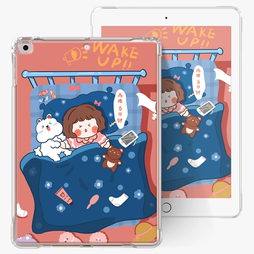 IPadair3 защитная обложка 2019 iPad Apple 9.7 Tablet 2018 Mitue Cartoon Mini5/4 Подушка безопасности Ant -Drop Air2 Ultra -Thin Transparent Mini2/3TPU Shell Pro10.5 Задняя оболочка 1