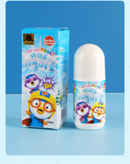 От комаров спрей, роллер 包邮韩国pororo啵乐乐冰凉滚珠 儿童芳香舒缓凝露