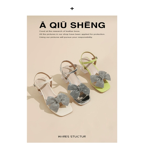 Летние сандалии, обувь с бантиком, туфли, коллекция 2023