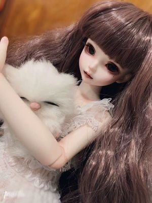 taobao agent Curly doll, wig for princess, custom made, scale 1:4, scale 1:6