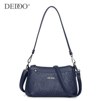 Синий с длинным коротким ремнем