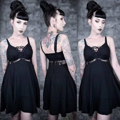 taobao agent Summer black lace sexy plus size dress, lifting effect