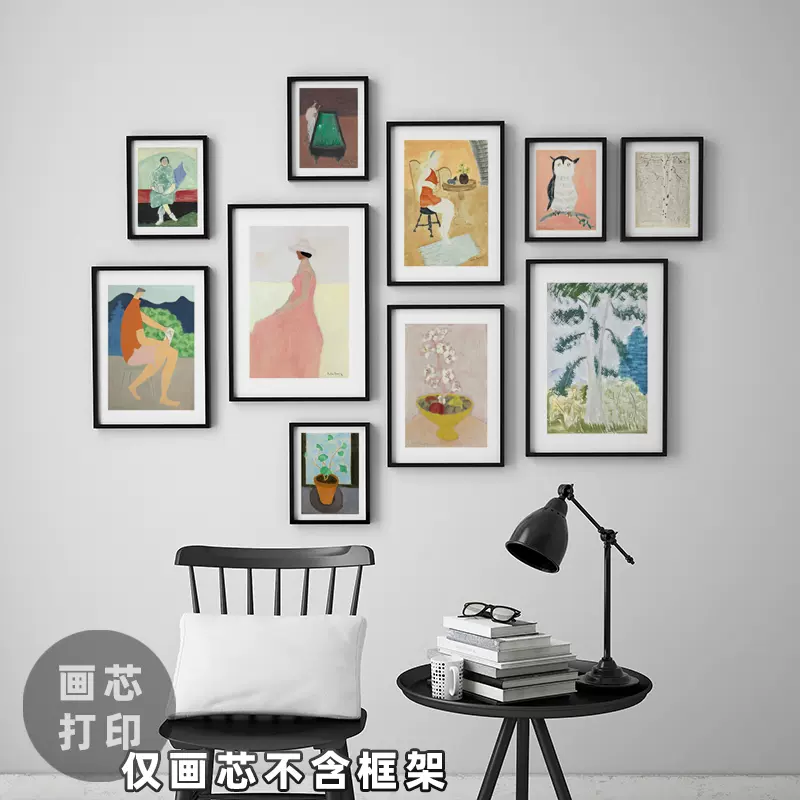 美国艺术家复古装饰画画芯安迪沃霍尔猫Andy Warhol cat作品挂画-Taobao