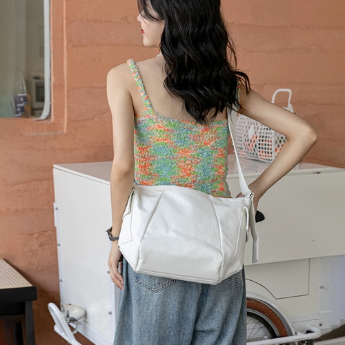 Ретро универсальная вместительная и большая сумка на одно плечо для отдыха