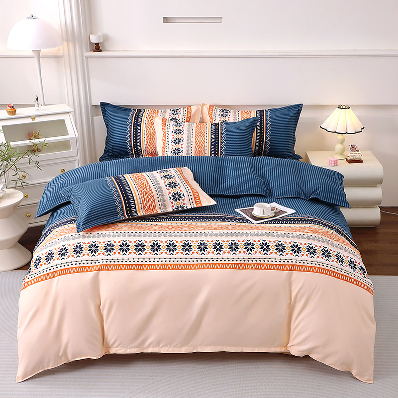 纯棉被套100全棉被罩150x200x230被单人学生宿舍单人被套床上用品