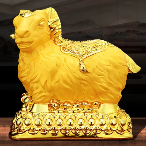 Зодиак овечьего пигги -банк взрослый 2023 Новая модель только въезжает и не выходит на большую большую способность взрослой гостиной