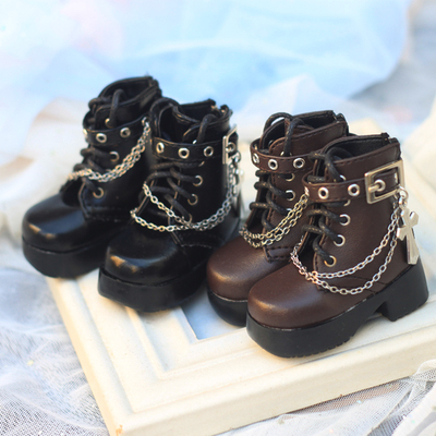 taobao agent BJD shoes leather boots short boots 1/4 4 points BJD 3 color low boots short boots full 100 free shipping