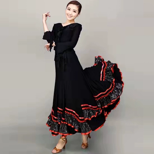 Современная танцевальная юбка Латинская танцевальная танцевальная танце