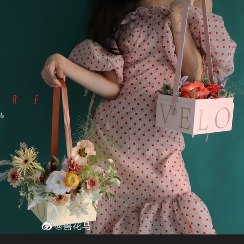 Портативная квадратная подарочная коробка на день Святого Валентина, популярно в интернете