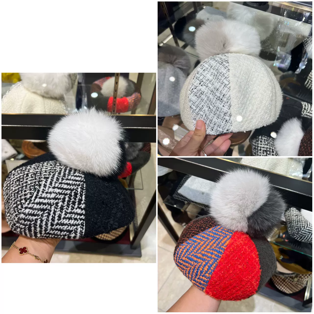 BRA02121日本代购直邮CA4LA 可爱兔子贝雷帽-Taobao