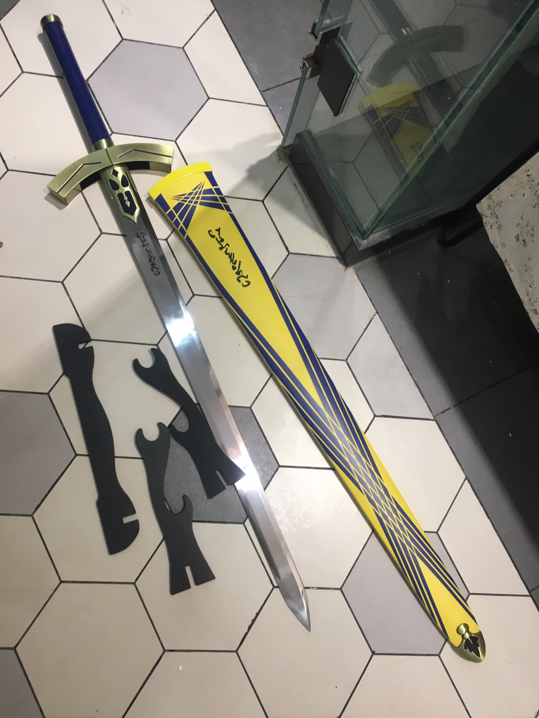 fate命运长夜黑化saber誓约胜利之剑全金属石中剑excalibur未开刃