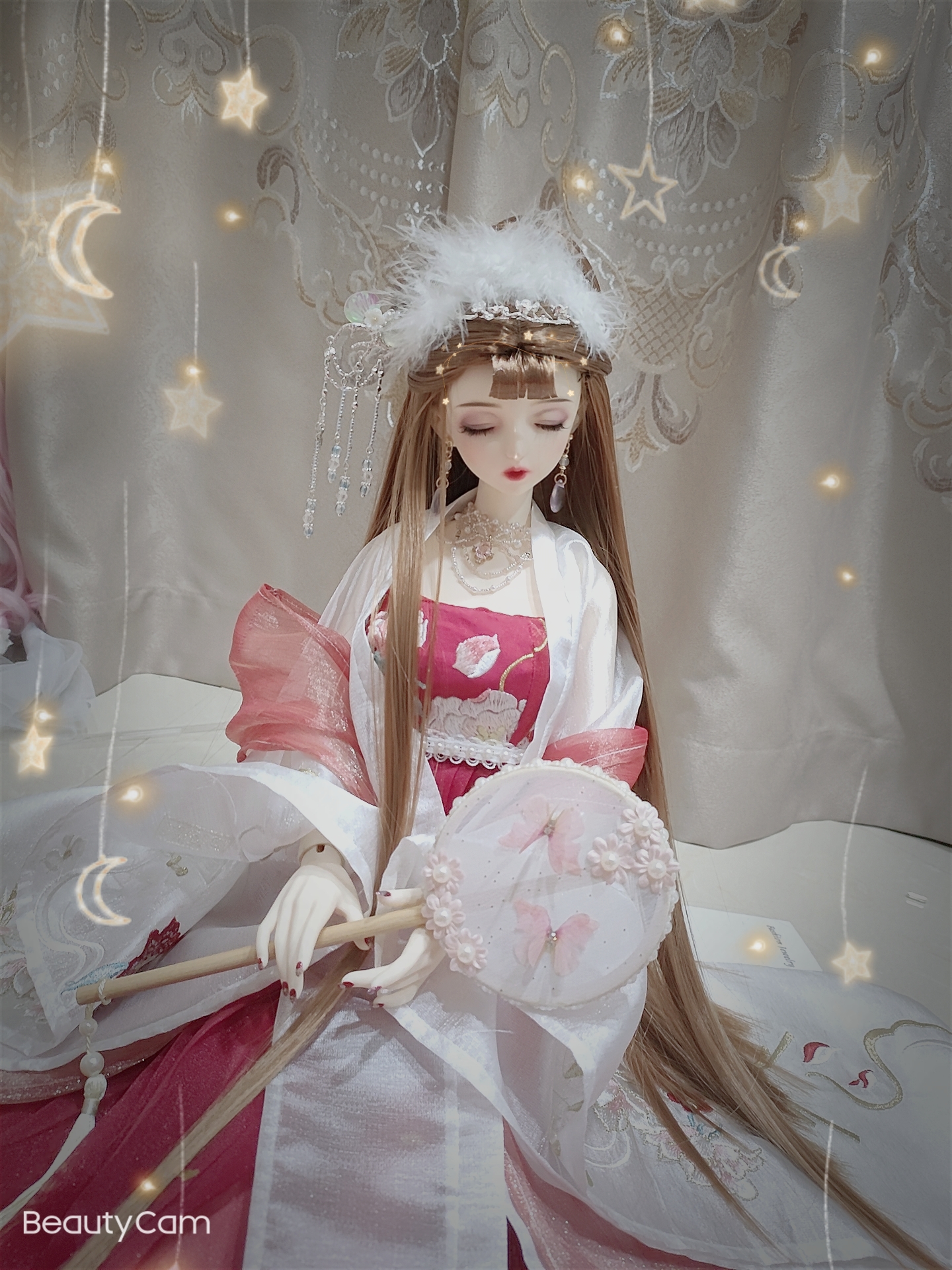 末琴手作3分4分bjd汉服sd古装娃娃衣服古风齐腰唐风雪纺非整娃女- Taobao