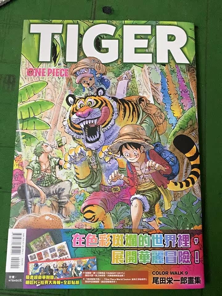現貨onepiece尾田榮一郎畫集color Tiger 9航海王畫冊海賊王東立書尾田榮一郎包郵臺正版原版繁體中文版進口書