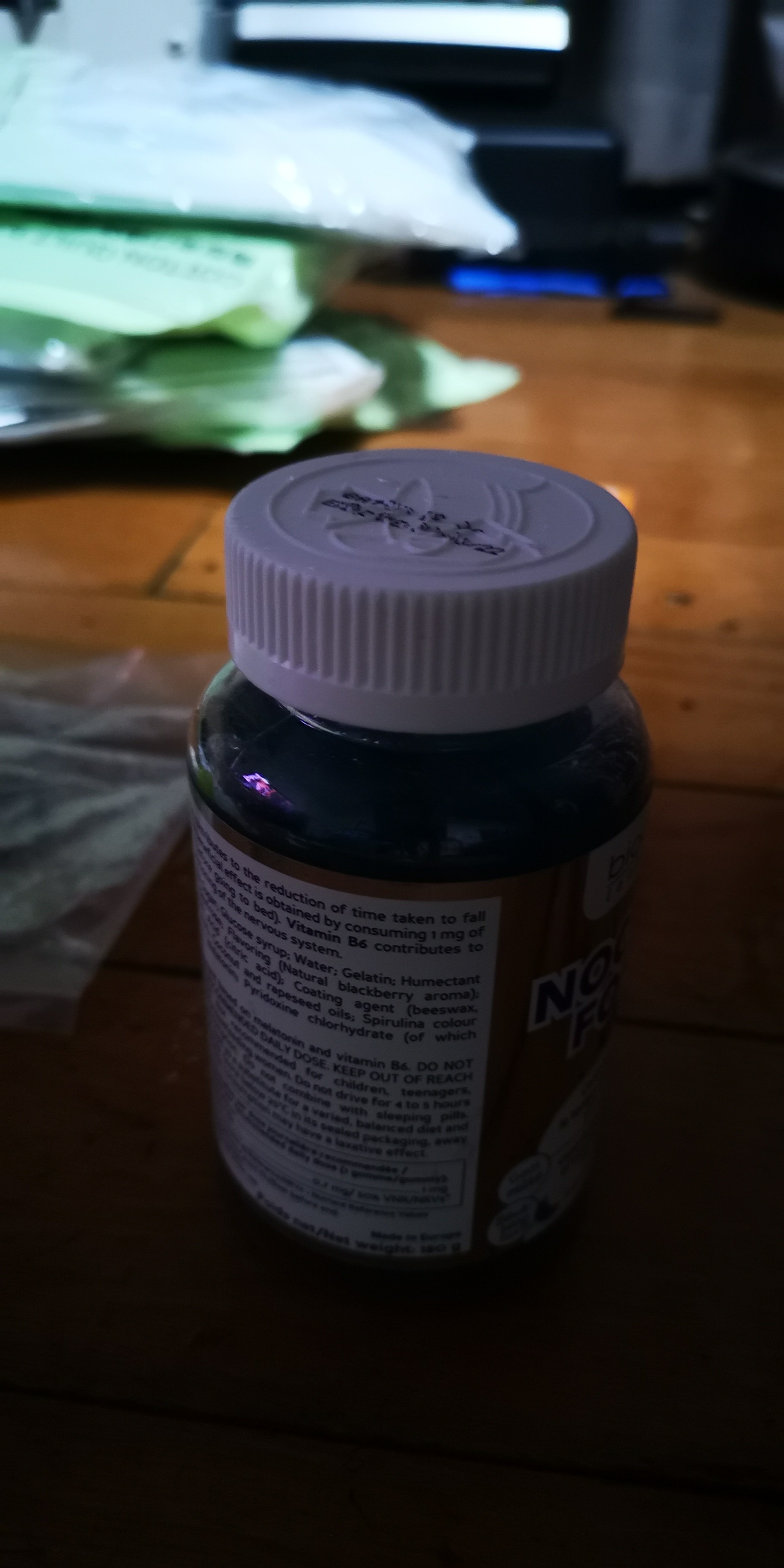 法国 碧维斯biocyte褪黑素软糖60粒提高睡眠助眠sleepwell晚安糖